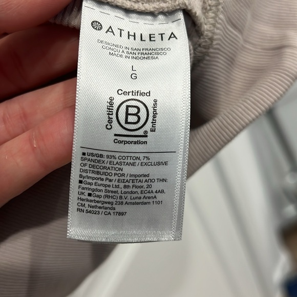 Athleta Terry Zip Sweatshirt - Picture 7 of 7